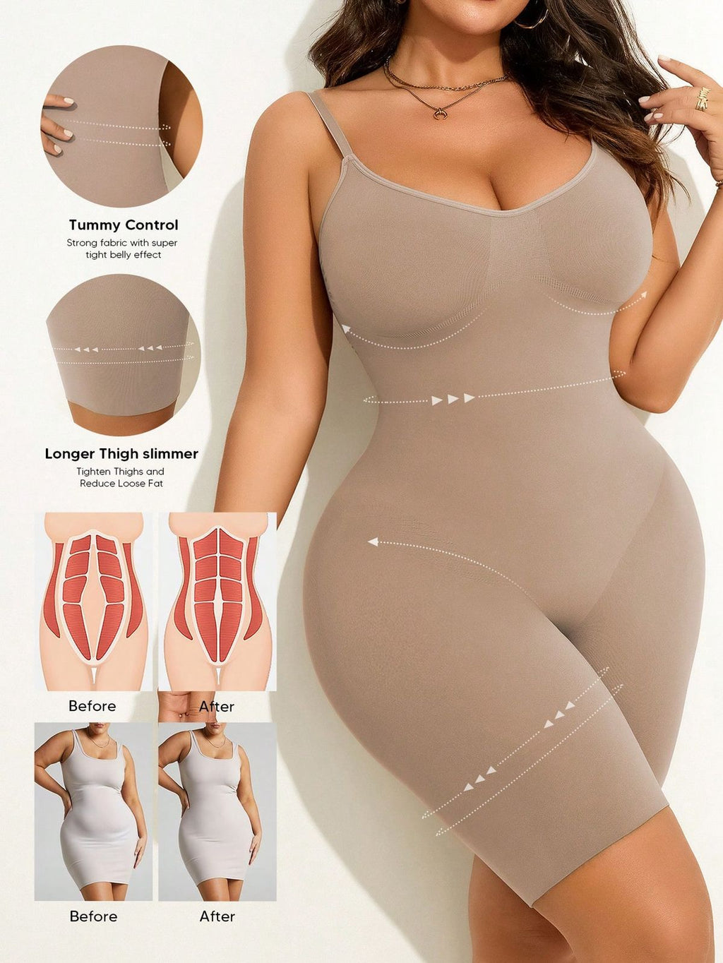 Seamless high compression torso