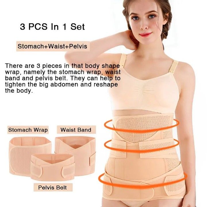 Postpartum Body Belt for Belly Recovery - 3 in 1