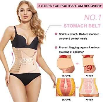 Postpartum Body Belt for Belly Recovery - 3 in 1
