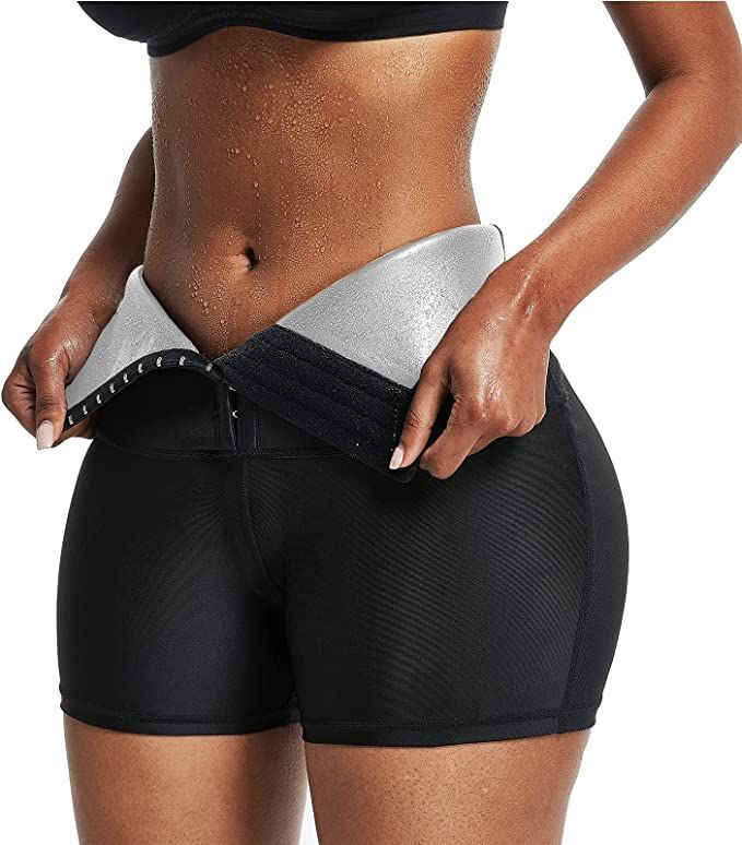 High-Waisted Neoprene Waist Training Shorts for Women
