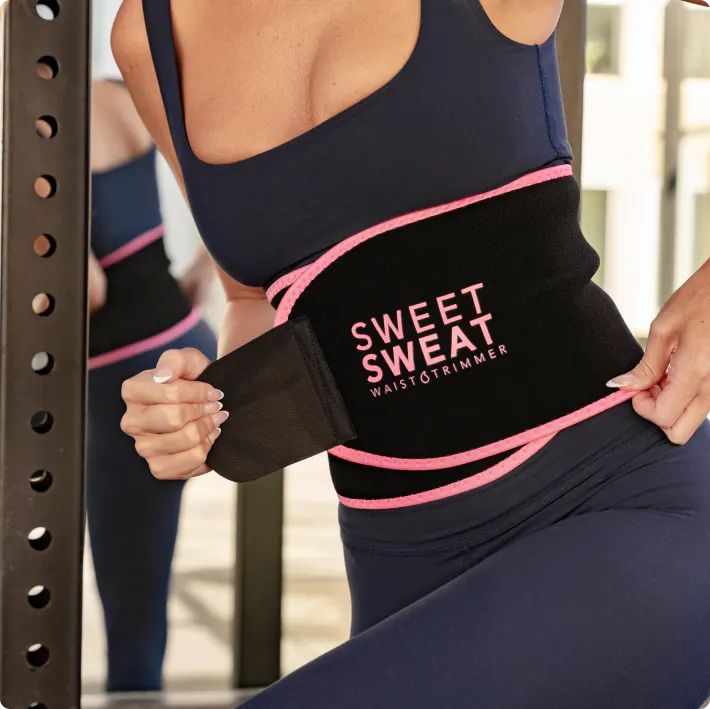 Waist Trimmer Sauna Neoprene Sweat Belt - Pink - Unisex S